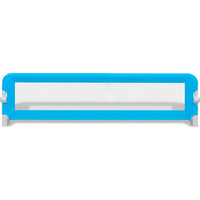 Sponda di Sicurezza per Lettino Bambino 150 x 42 cm Blu 10104