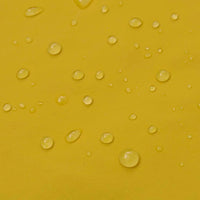 Impermeabile Lungo Resistente all'Acqua con Cappuccio Giallo M 130768