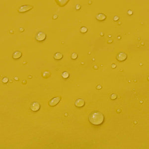 Impermeabile Lungo Resistente all'Acqua con Cappuccio Giallo M 130768