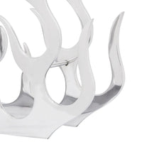 Portabottiglie da Tavola in Alluminio per 11 Bottiglie Argento 242332