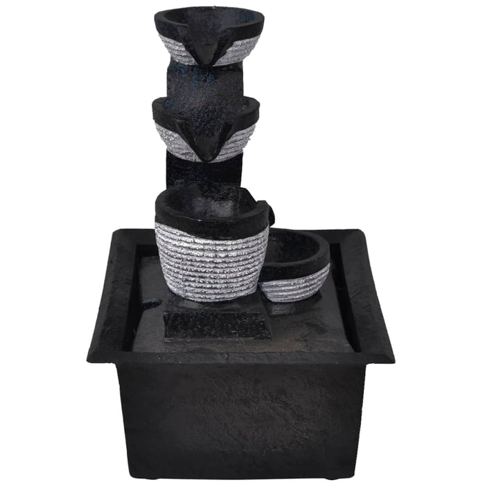 Fontana da Interno con Luci a LED in Poliresina 242352