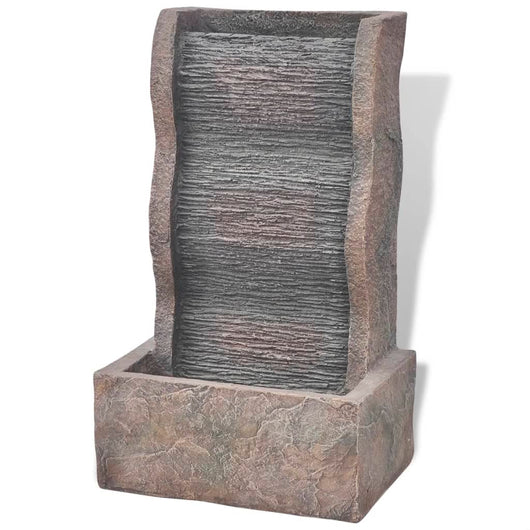 Fontana da Interno con Luci LED in Poliresina 242354