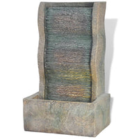 vidaXL Fontana da Interno con Luci LED in Poliresina