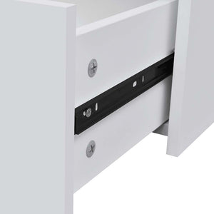 Credenza con 4 Cassetti-Buffet 60x30,5x71 cm Bianca