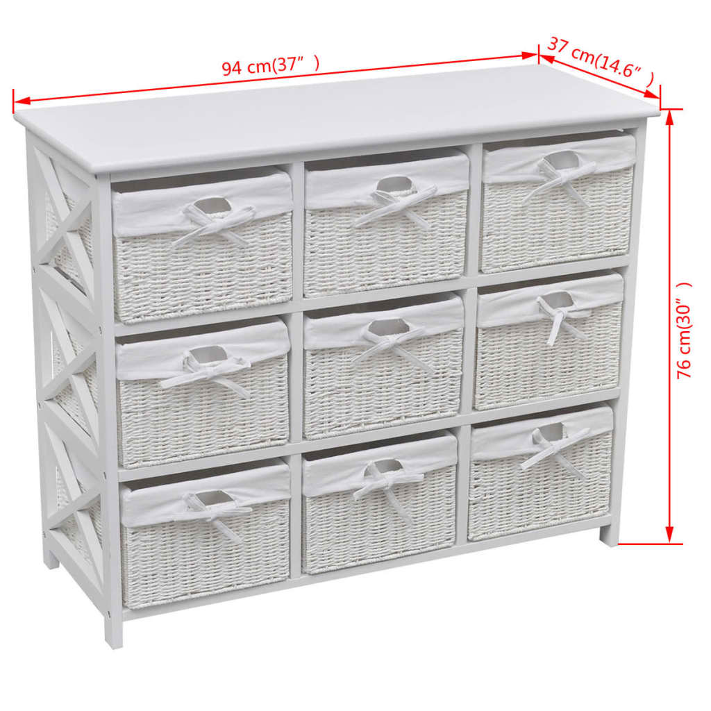 Armadietto Portaoggetti Bianco cod mxl 51526