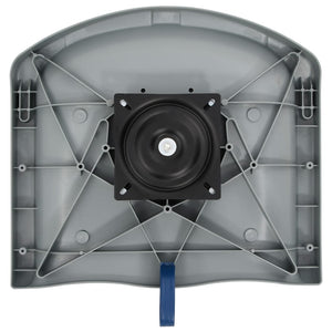 Set Sedile per Barca Pieghevole 2pz con Cuscino Blu-Bianco 272238