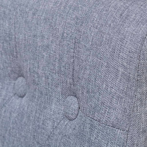 Sedie da Pranzo 4 pz Grigio Chiaro in Tessuto cod mxl 15172