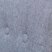 Sedie da Pranzo 6 pz Grigio Chiaro in Tessuto cod mxl 15103