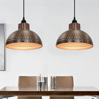 Lampadari 2 p Semisferici Color Rame 242556