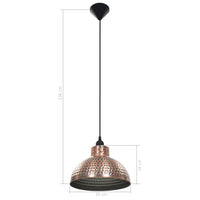 Lampadari 2 p Semisferici Color Rame 242556