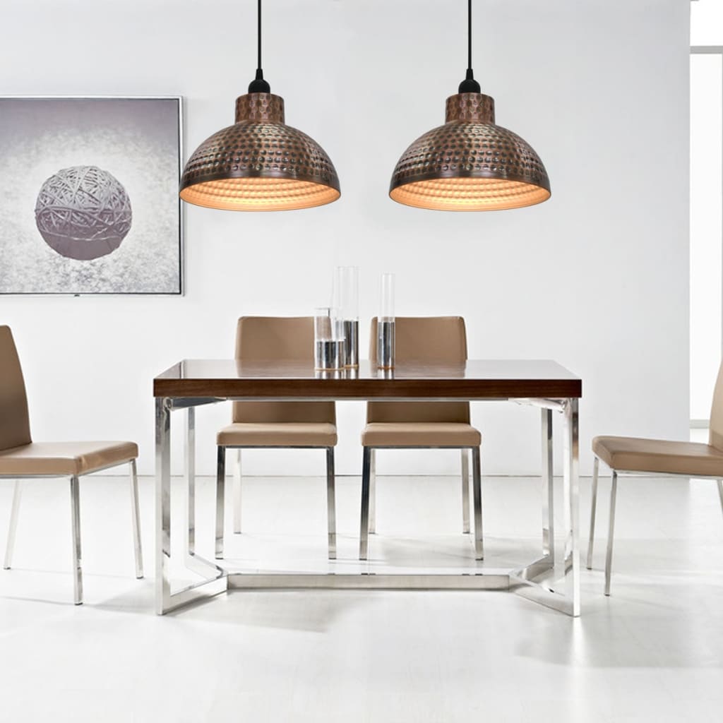 Lampadari 2 p Semisferici Color Rame 242556