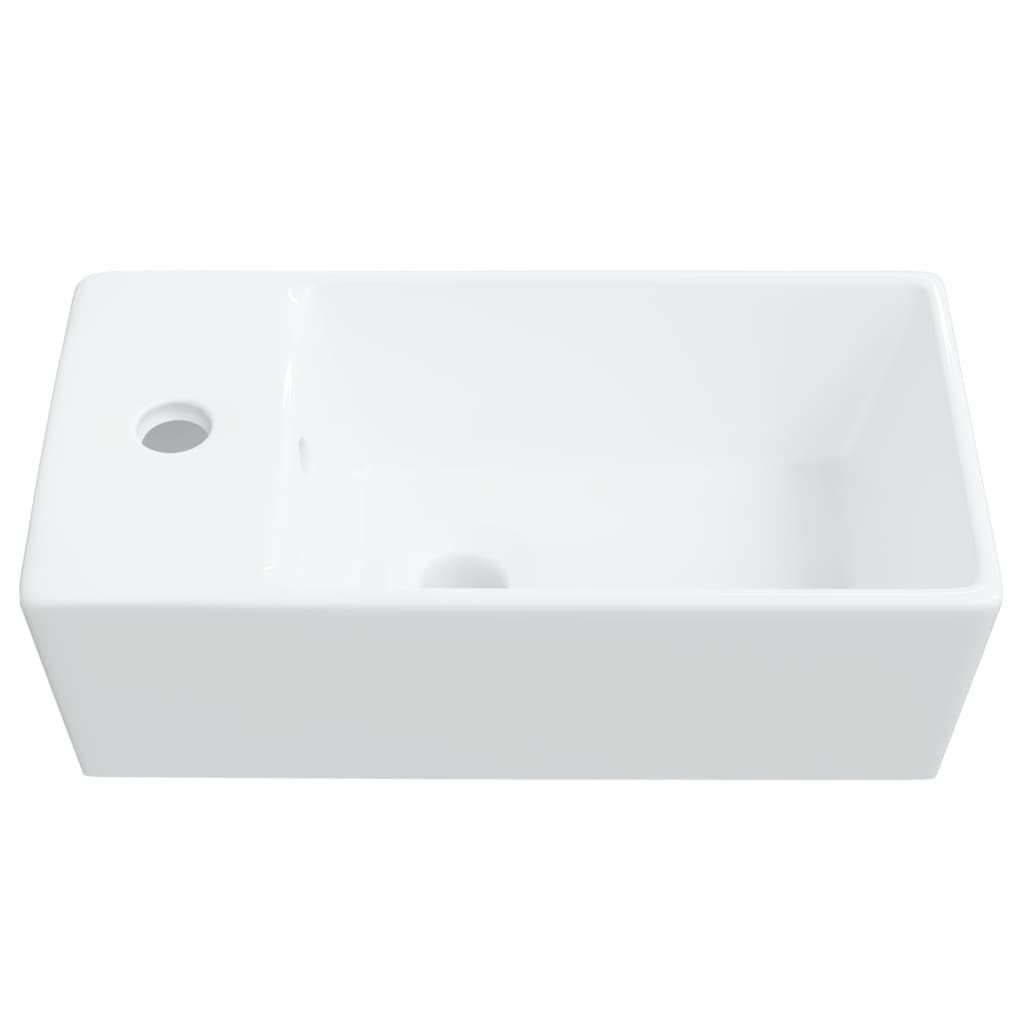 Lavandino Bianco 48x25x15 cm in Ceramica 242570