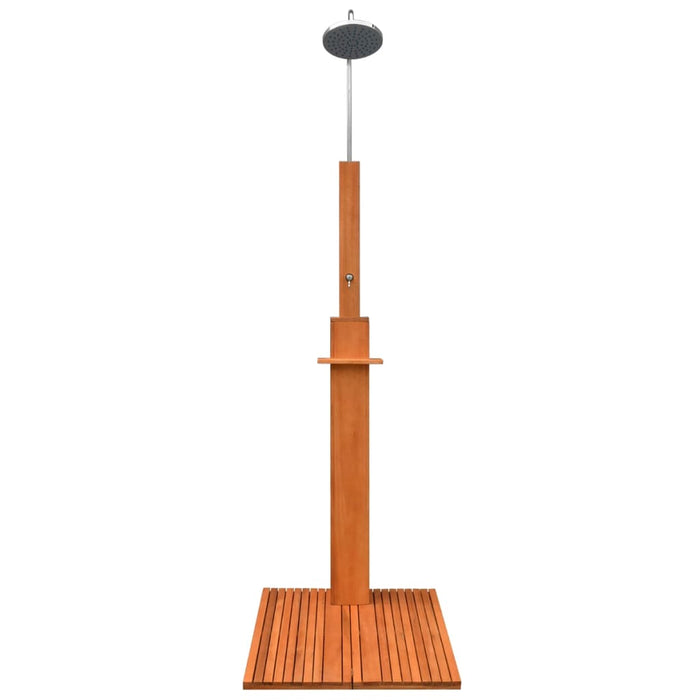 Doccia da Esterno in Legno di Eucalipto e Acciaio 41770