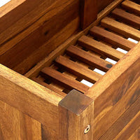 Letto Rialzato da Giardino in Legno di Acacia 76x27,6x25 cm 41771