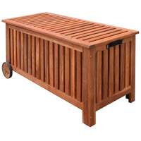 Baule da Giardino 118x52x58 cm in Legno   cod mxl 59752