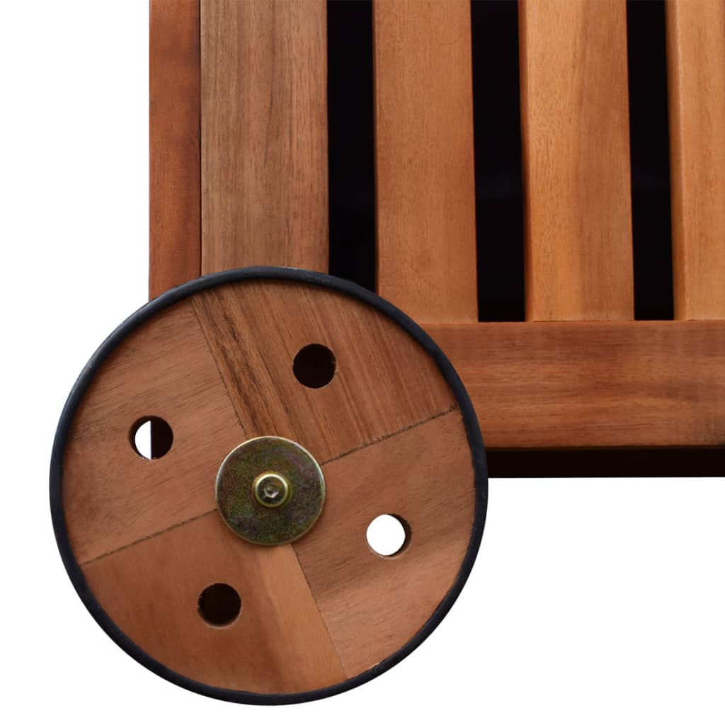 Baule da Giardino 118x52x58 cm in Legno   cod mxl 59752