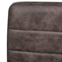 Sedie da Pranzo a Sbalzo 6 pz Marroni in Similpelle cod mxl 29346