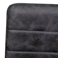 Sedie da Pranzo a Sbalzo 4 pz Nere in Similpelle 272415