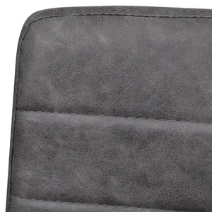 Sedie da Pranzo a Sbalzo 4 pz Grigie in Similpelle cod mxl 31417