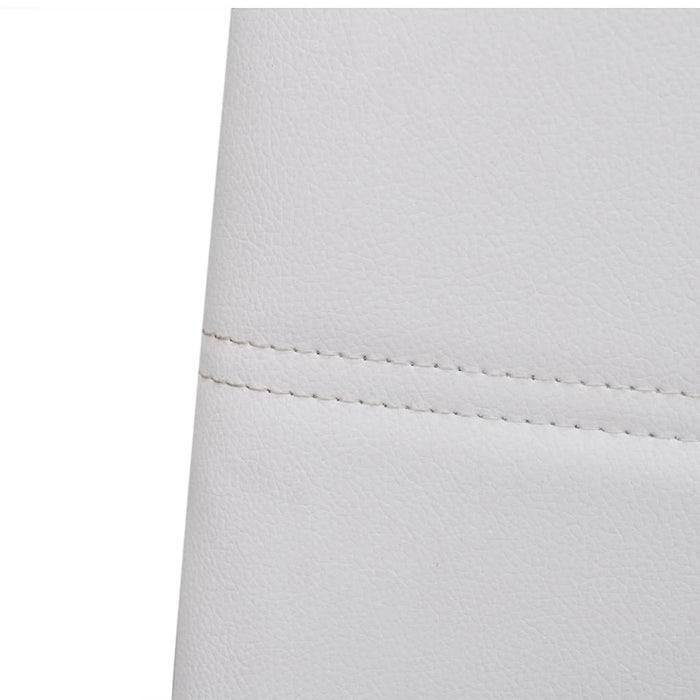 Sedie da Pranzo a Sbalzo 6 pz Bianche in Similpelle cod mxl 22565