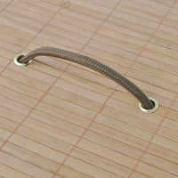 Cesto portabiancheria rotondo 35 x 60 cm bambù naturale 02_0006195