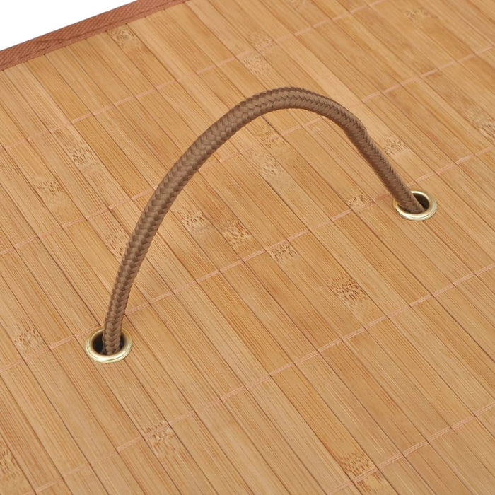 Cesto Portabiancheria in BambÃ¹ Rettangolare Colore Naturale cod mxl 51777