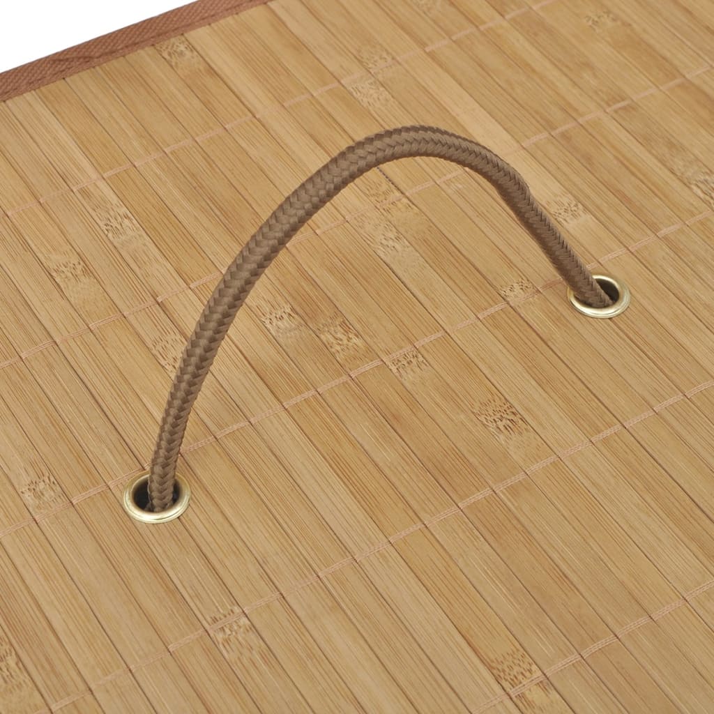 Portabiancheria rettangolare 52 x 32 x 60 cm bambù naturale 02_0006168