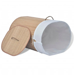 Cesto Portabiancheria in BambÃ¹ Ovale Colore Naturale cod mxl 40140