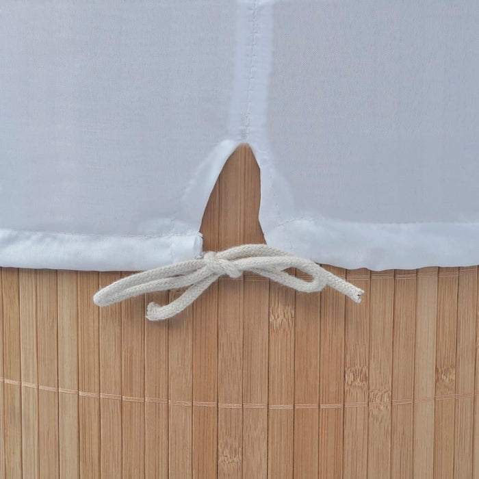 Portabiancheria ovale 45 x 35 x 60 cm bambù naturale 02_0006166