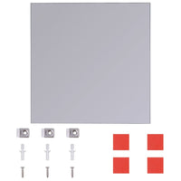 Piastrelle in Vetro a Specchio senza Cornice 8 pz 20,5 cm 242729