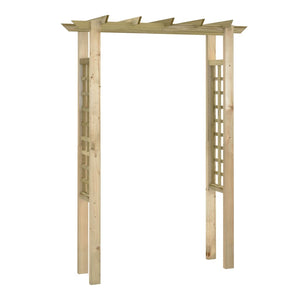 Pergola / Arco da Giardino 150x60x204 cm in Legno Impregnato 41912