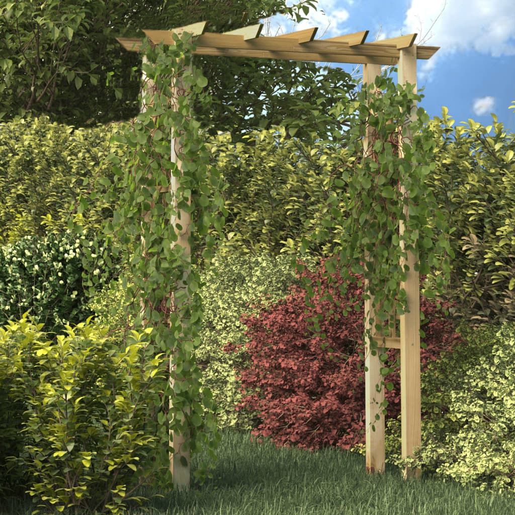 Pergola / Arco da Giardino 150x60x204 cm in Legno Impregnato 41912