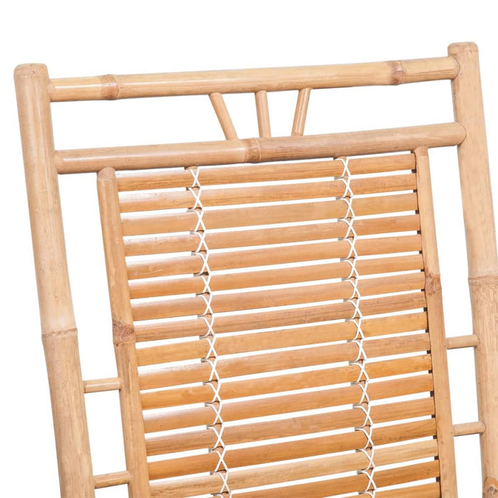 Sedia a dondolo in bamboo 41894