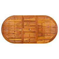 Tavolo da Giardino 200x100x75 cm in Legno di Acacia cod mxl 34430