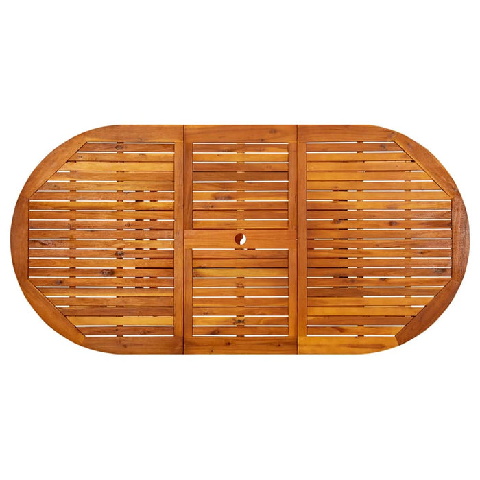 Tavolo da Giardino 200x100x75 cm in Legno di Acacia cod mxl 34430