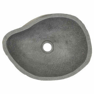 Lavandino-Lavabo in Pietra di Fiume Ovale (37-46)x(29-36) cm