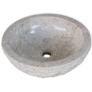 Lavabo in marmo diametro 40 cm crema 02_0002837