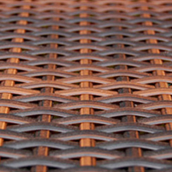 Set Divani da Giardino 6 pz con Cuscini in Polyrattan Marrone 42085