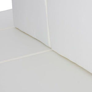 Set Divani da Giardino 6 pz con Cuscini in Polyrattan Nero 42086