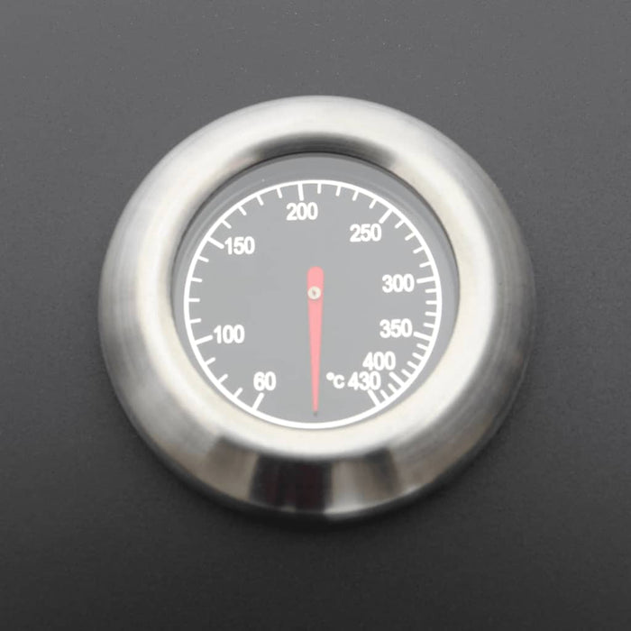 Barbecue e Griglia a Gas 6+1 Fornelli Nero 41905