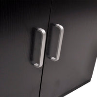 Mobili da Bagno con Lavabo Set 9 pz Nero 272229