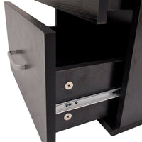 Mobili da Bagno con Lavabo Set 9 pz Nero cod mxl 12722