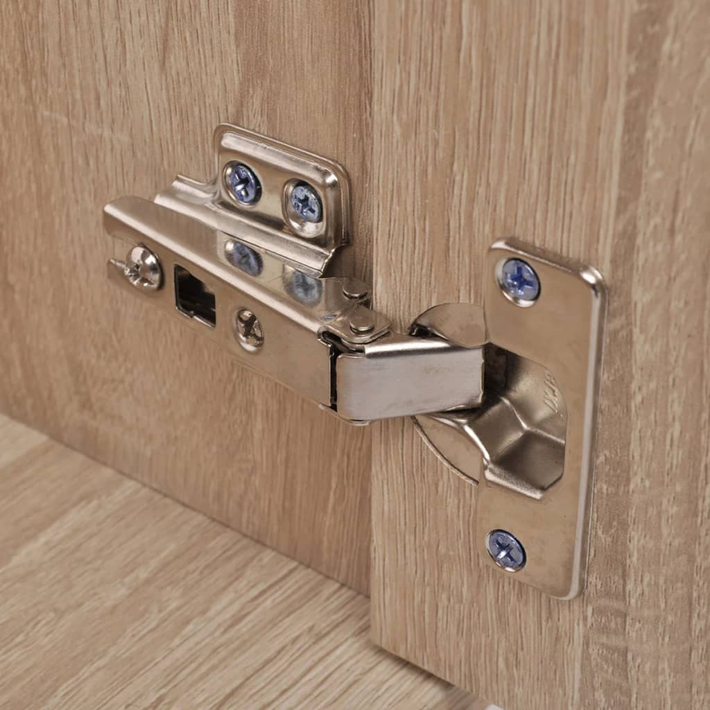 Set Mobili da Bagno con Lavabo 9 pz Beige 272230