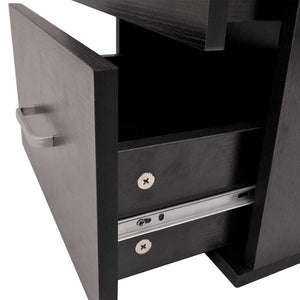 Mobili da Bagno con Lavabo Set 7 pz Nero