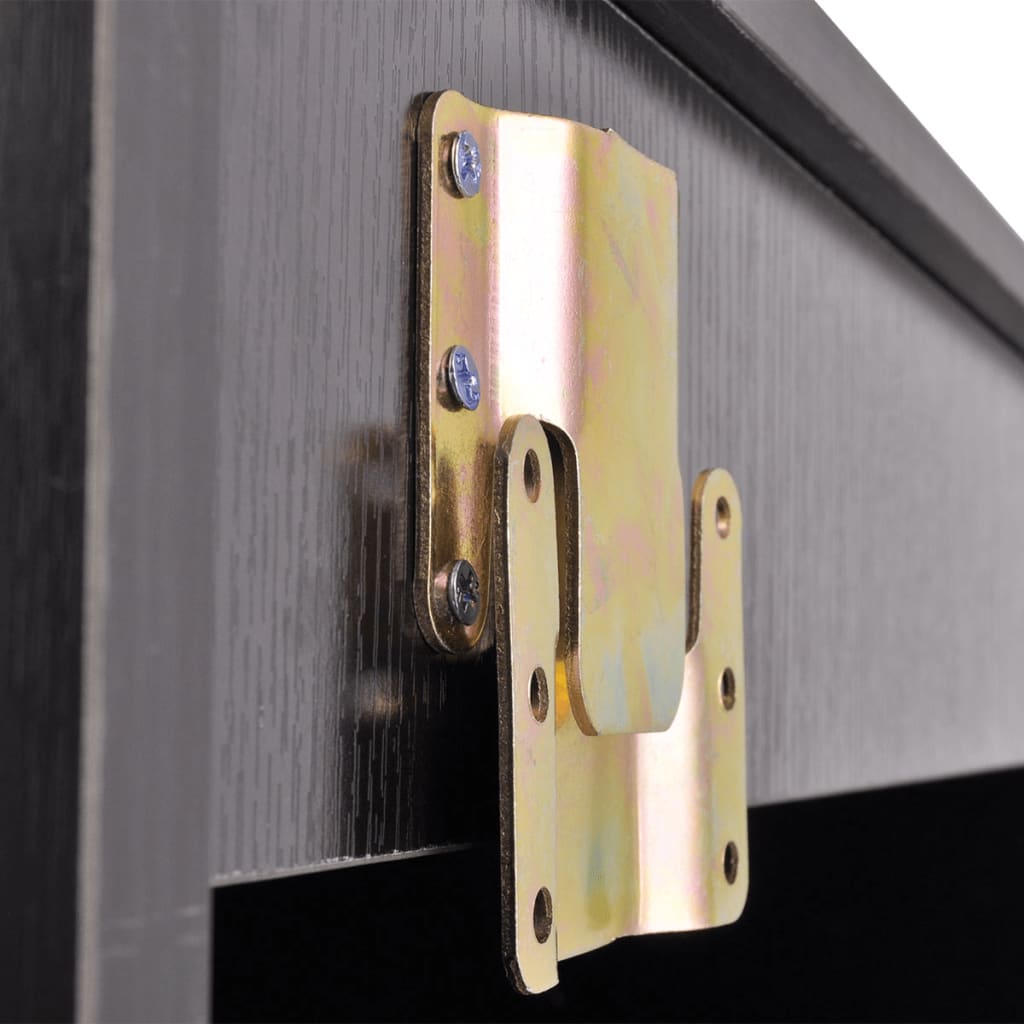 Set Mobili da Bagno 8 pz con Lavandino Nero cod mxl 31353