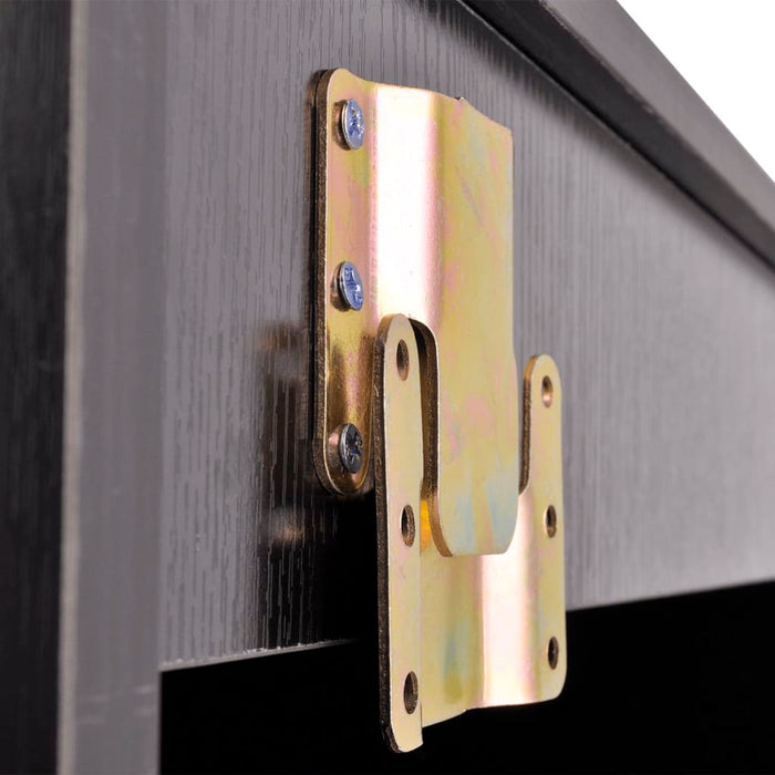 Set Mobili da Bagno 8 pz con Lavandino Nero cod mxl 31353