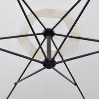 Ombrellone da giardino a sbalzo mobile da giardino 3 m bianco sabbia 02_0008598