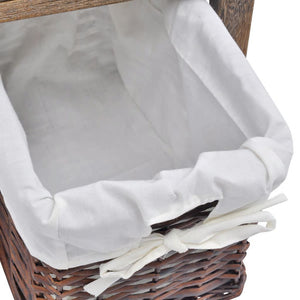 Comodino comodino cassettiera mobili camera da letto 2 pz legno marrone 1402071