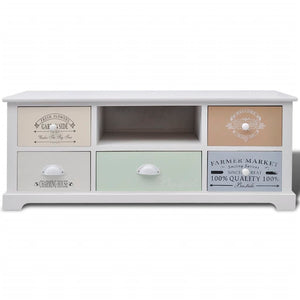 Mobile Porta TV in Stile Francese in Legno 242879