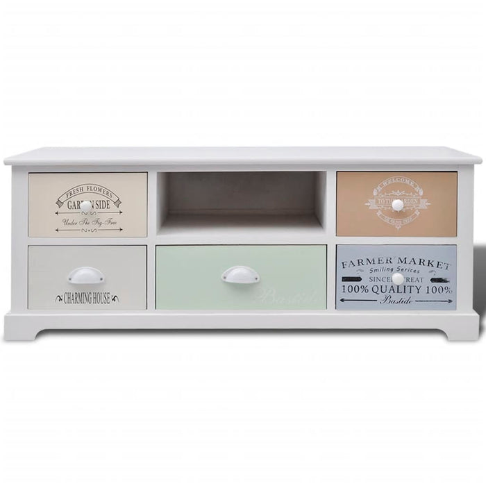 Mobile Porta TV in Stile Francese in Legno 242879